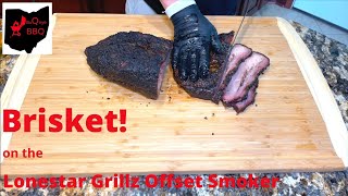 FIRST BRISKET on the Lonestar Grillz 20 x 42 Offset Smoker | I Love this Smoker!