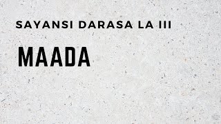 SAYANSI DARASA LA III   MAADA