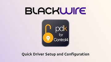 Blackwire Control4 PDK Setup