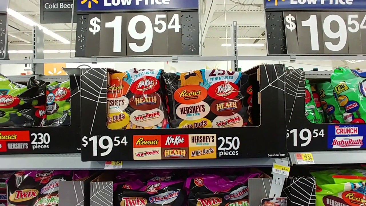 Halloween Candy at Walmart 2018 Pt. 1 - YouTube