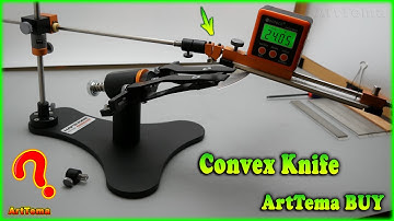 Sharpener for sharpening knives into a lens - HAPSTONE R2 | How to Sharpen a Convex Knife / Amazon
