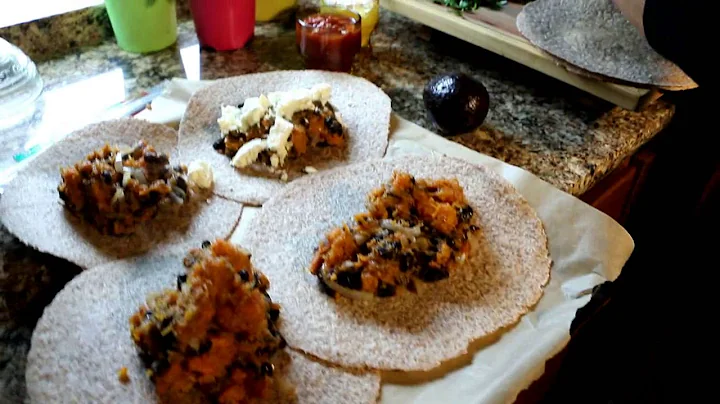 SWEET POTATO BURRITO ~FRUGAL FAMILY FOOD COLAB