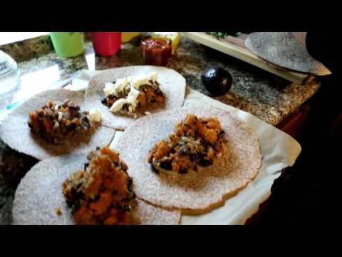 SWEET POTATO BURRITO ~FRUGAL FAMILY FOOD COLAB