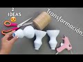 2 Manualidades Con SOBRAS DE BOTELLAS DE CLORO - ¡ NO Lo Tires !