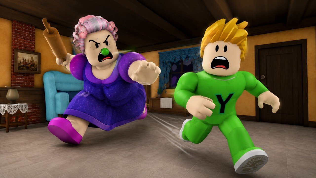 GRUMPY GRANNY Evinden Kaçtım! - Roblox - YouTube