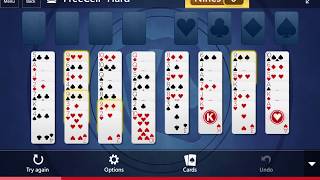 Microsoft Solitaire Collection: FreeCell - Hard - October 2, 2019