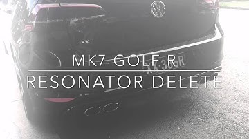 Mk7 Golf R Resonator Delete