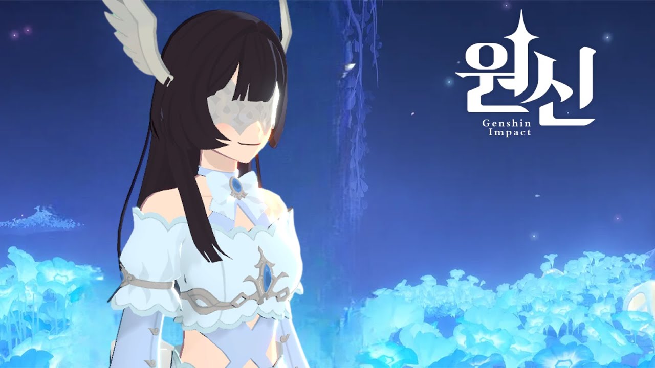 [마비노기 모바일 연주] 원신 콜롬비나 달의 자장가 (Genshin Impact Lullaby of the New Moon (I): Somnias a Luna)