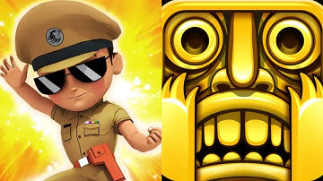 Little Singham VS Temple Run 1 Game 2025 Gameplay Android, ios