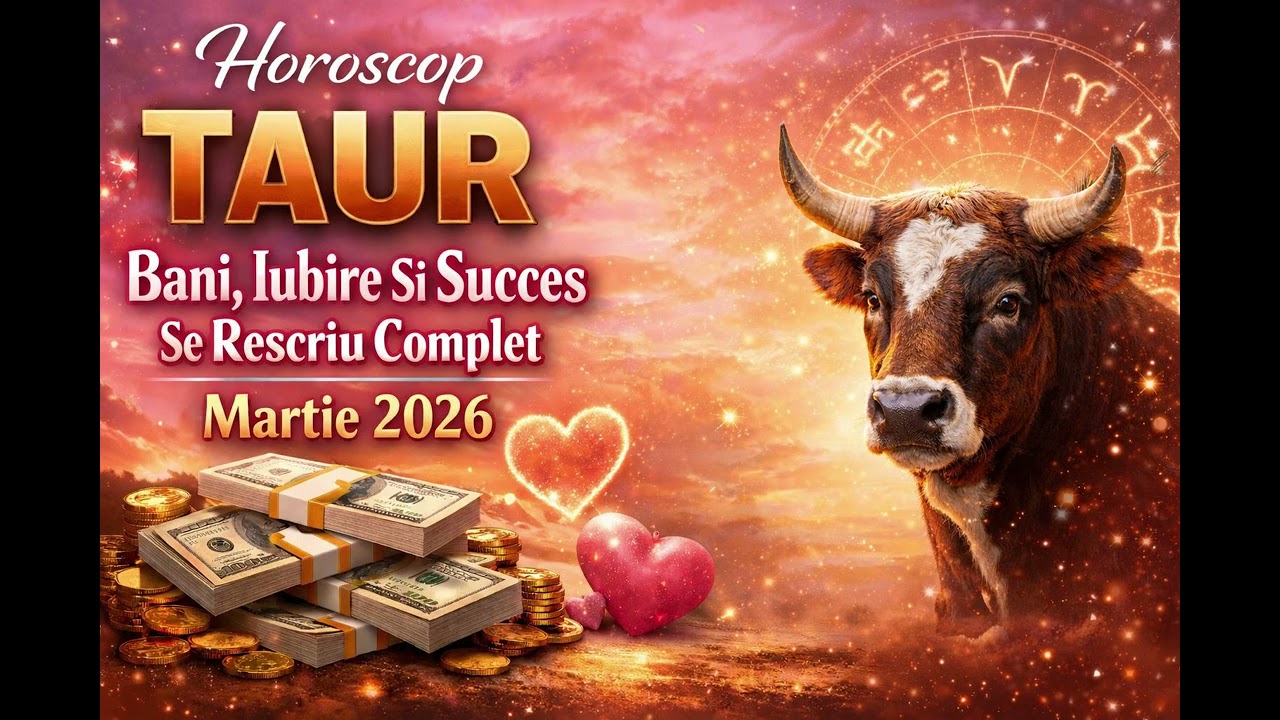 ♉Horoscop TAUR Martie 2026-Bani, Iubire Si Succes Se Rescriu Complet