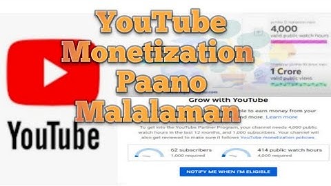 Paano malalaman kung Monetize kana sa YouTube channel | YouTube Monetization How to know