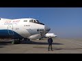 Аэропорт Ош. Ил-76 Il-76 take off Osh International Airport