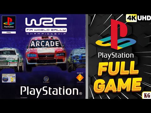WRC: FIA World Rally Championship Arcade [PS1] Longplay Walkthrough Movie FULL GAME [4K60ᶠᵖˢ UHD🔴]