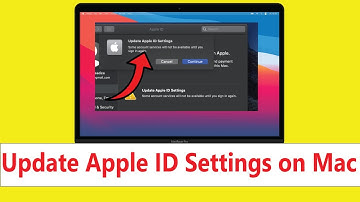 How to update Apple ID Settings on Mac | Update Apple ID Settings on MacBook Pro / MacBook Air