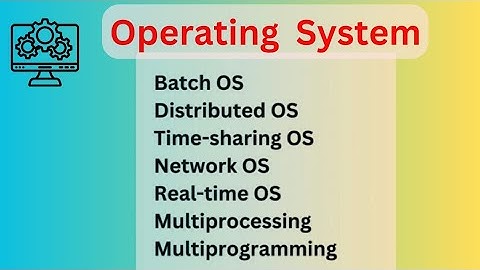 What is Operating System? Types of Operating System In Urdu/Hindi