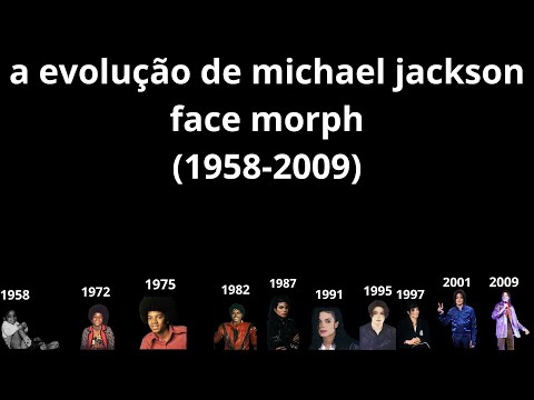 michael jackson face morph (1958-2009)