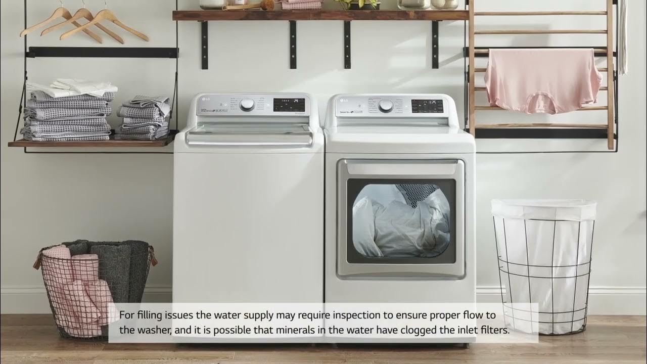 [Front Load Washer] Troubleshooting Water Supply Issues On A Washing