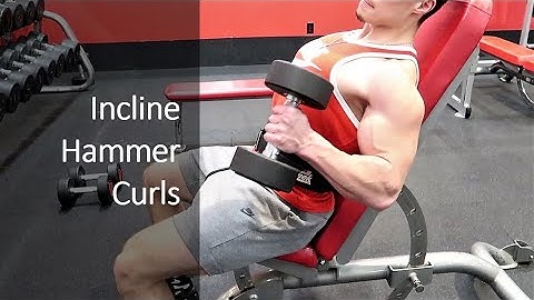 Alternating Incline Hammer Curls