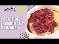 Pastel de frambuesa y manzana