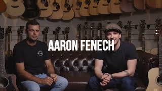 Aaron Fenech of Fenech Guitars at Colemans Music