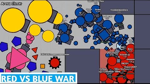 BIGGEST BATTLE EVER BETWEEN RED AND BLUE | THE OLD D-DAY - ARRAS.IO MOVIE