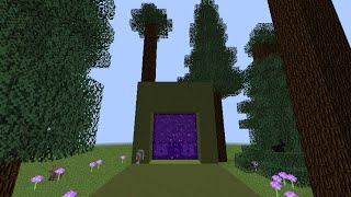 minecraft flush 3x3 nether portal @InventorChannel