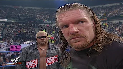 Mick Foley Sets Up A Tag Team Match Involving HHH/Rikishi vs Rock/Austin! - Smackdown 9/11/00 (2/2)