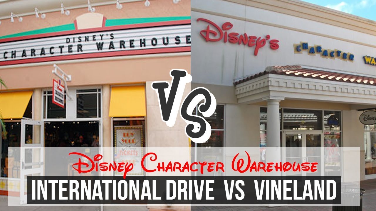 Disney Character Warehouse Vineland vs International Dr YouTube