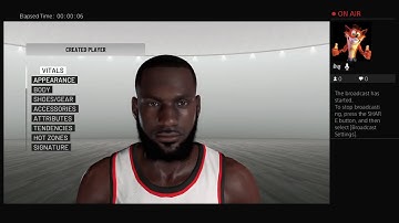 Lebron james face creation on nba 2k19