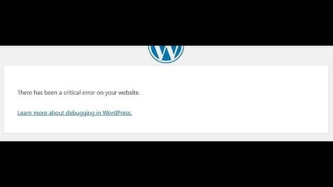 How to Fix There has been a critical error on this website  wordpress localhost xampp