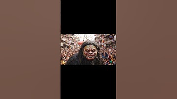 Thumbnail of 🔥Lakhe Dance KTM Festival💥Yeti Lakhe नाच🏯Newari Culture📯Lakhe Mask🎭लाखे नाच💃lakhe Newari Festival🪇AI