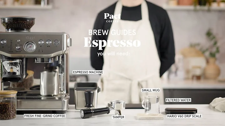 How to make an espresso | Espresso Guide - Pact Coffee