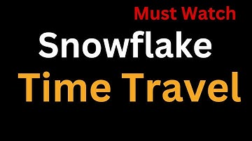 Snowflake Time Travel | Snowflake Internal Tables | Snowflake Table Types | Failsafe