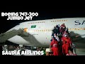 Flight Trip REPORT Saudia Airlines | Boeing 747-400 Economy Jeddah JED - Surabaya SUB