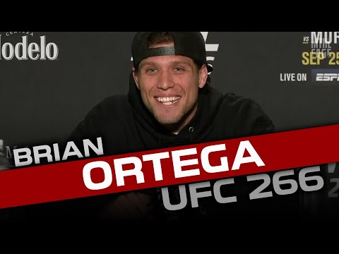 Brian Ortega przed UFC 266: Zmieniłem w swoim życiu wszystko, żeby podnieść się po przegranej