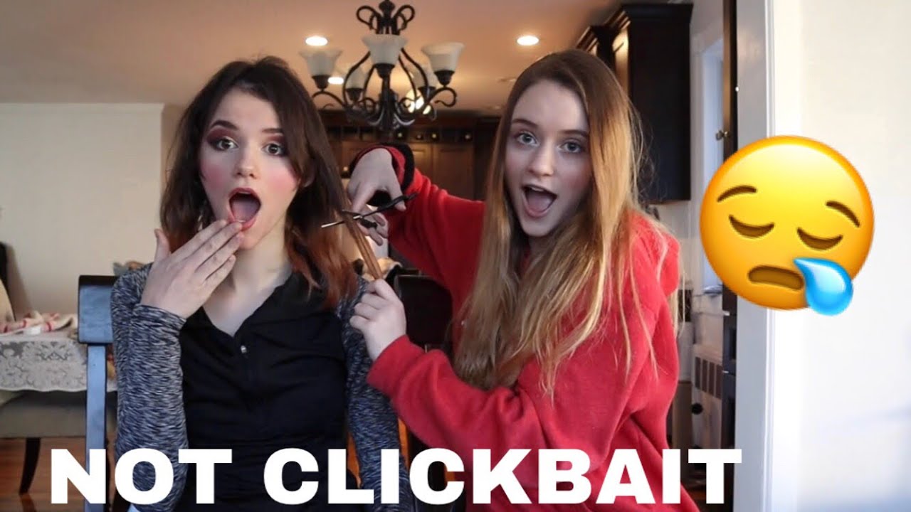 collab youtube LITTLE SISTER CUTS MY HAIR!!