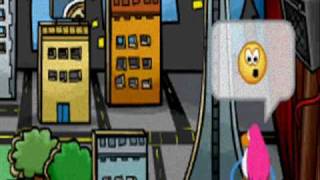 Squidzoid Vs Gamma Gal Club Penguin Movie Trailer
