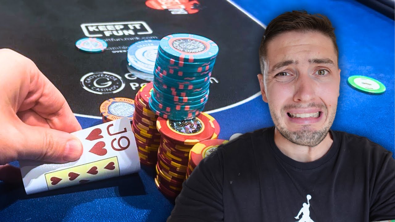 Эта ставка на ривере с сетом слишком тонкая?!? London Poker VLOG!