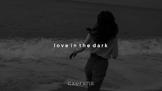 adele - love in the dark (sped up   reverb)