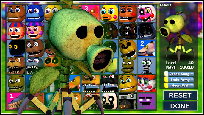 FNAF World **HACK** Every Character!! 