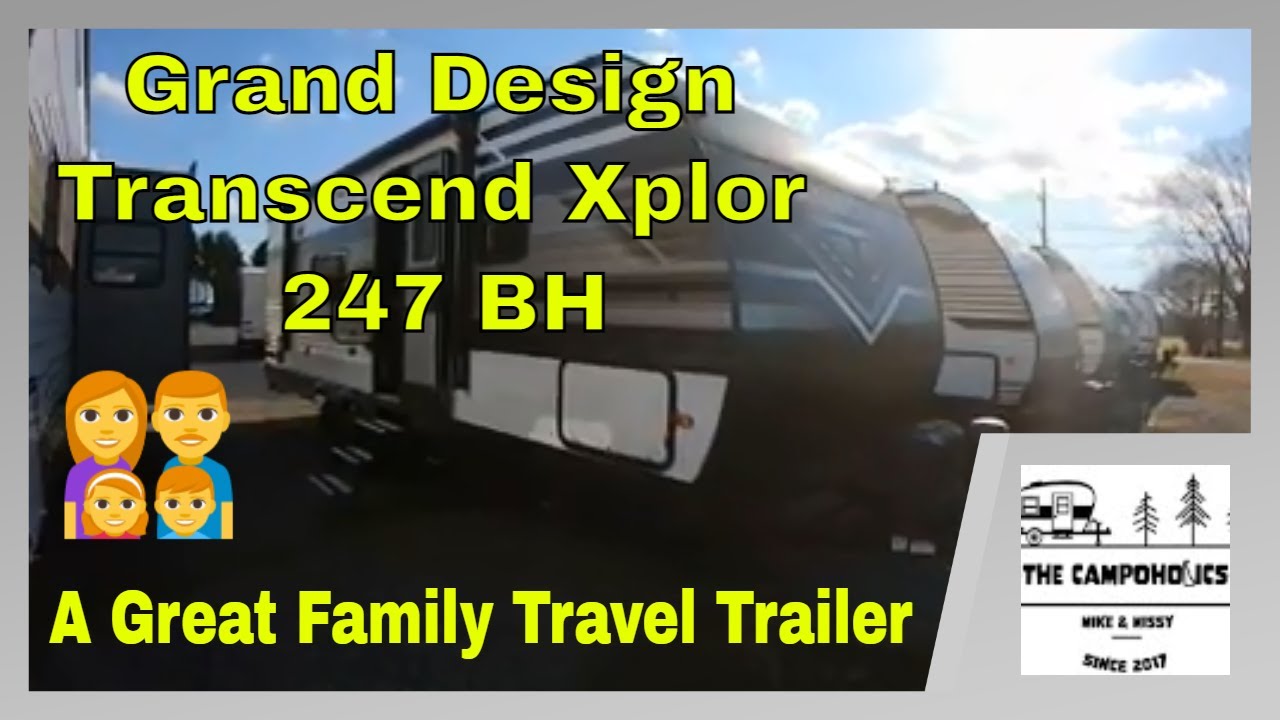 GRAND DESIGN TRANSCEND XPLOR 247BH - AWESOME FAMILY TRAILER! - YouTube grand-design-transcend-xplor-247bh-awesome-family-trailer-youtube
