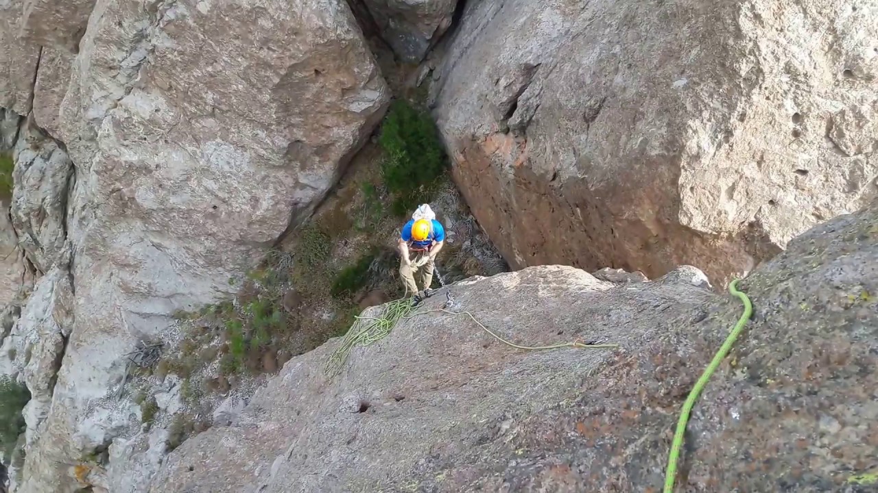 Último largo de el zorro y el minero (Las Melosas)