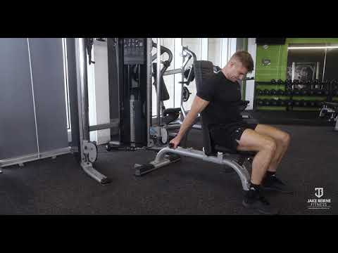 Seated D Handle Cable Curl (Single Arm)