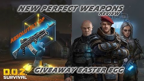 New 3 Perfect Weapons Review (DOZ Survival) : Dawn of Zombie Survival Gameplay