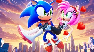 Amy Fall In LOVE with Spideman SONIC !?! What Happened? Sad Story | Sonic The Hedgehog 3 Animation