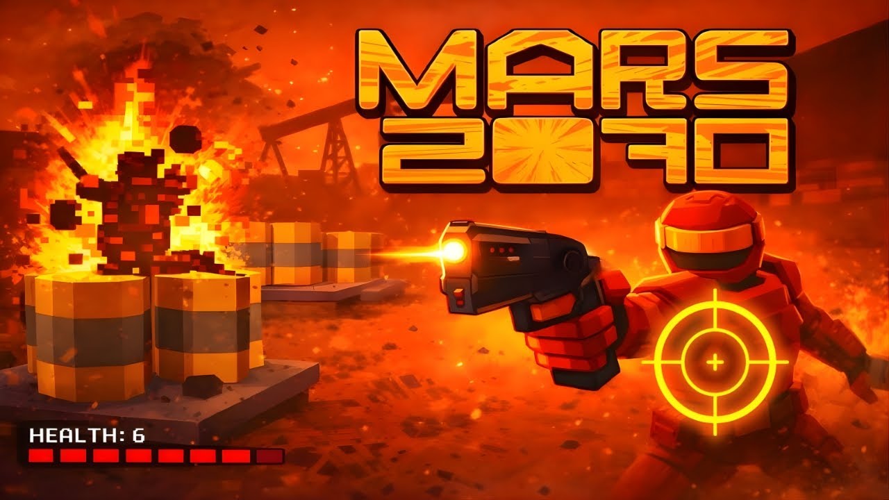 🎯 MARS 2070 LONGPLAY | INDIE ON-RAILS PRISON BREAK SHOOTER (ITCH.IO)