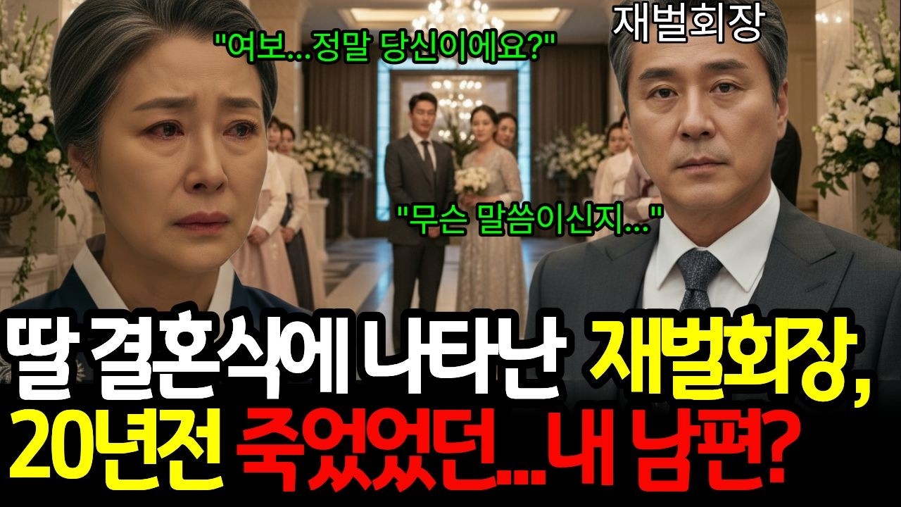 딸 결혼식에 재벌회장으로 나타난, 20년전 죽었었던 남편 