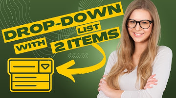How to make a DROP-DOWN list with two Options in EXCEL (quick and easy)