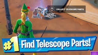 Destroy and Collect Telescope Parts in a single match Location - Fortnite (Seven Quest)