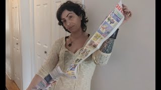 ASMR | Ripping/Crumpling Newspaper | Tearing Paper | Long & Short Ripping Sounds Only | Fast & Slow